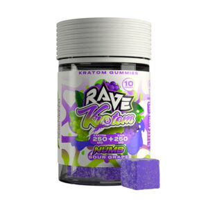 Rave Kratom Numb Gummies - 500mg