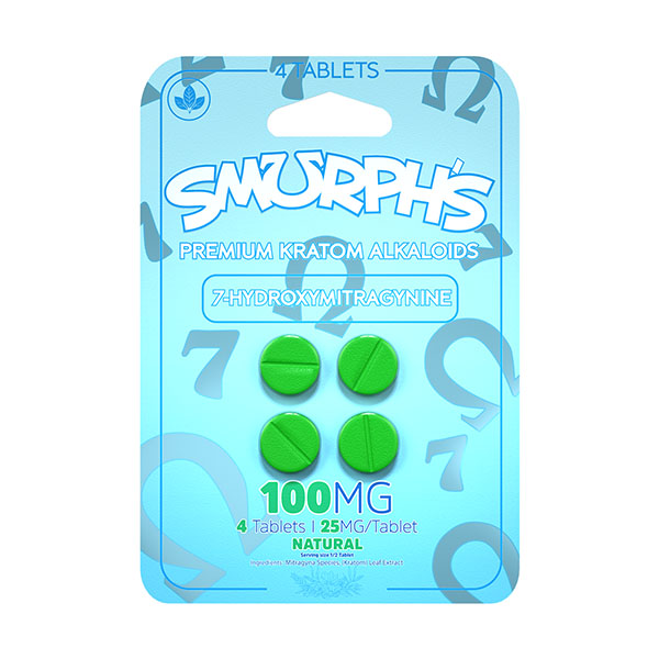 Smurph’s 7-OH Tablets - (4ct) 100mg - Image 2
