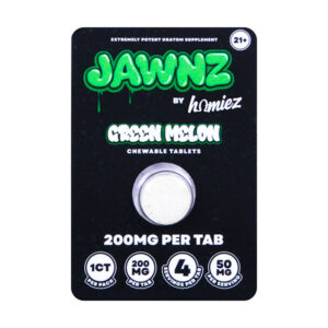 Jawns-Kratom-Tablets-(1ct)-200mg-Green-Melon