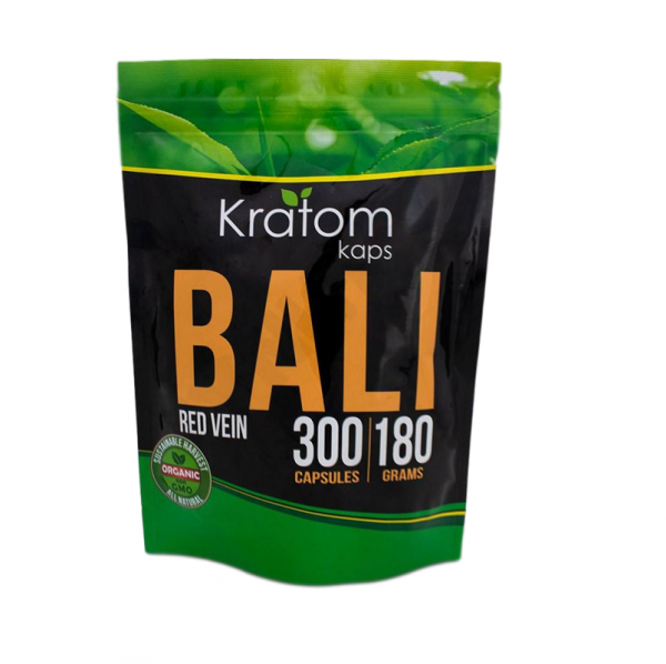 Kratom Kaps - Red Vein Bali Capsules