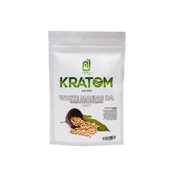 NJOY Kratom - White Maeng Da Capsules