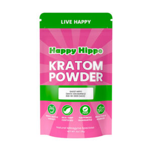 Happy Hippo Ghost Hippo White Borneo Kratom Powder
