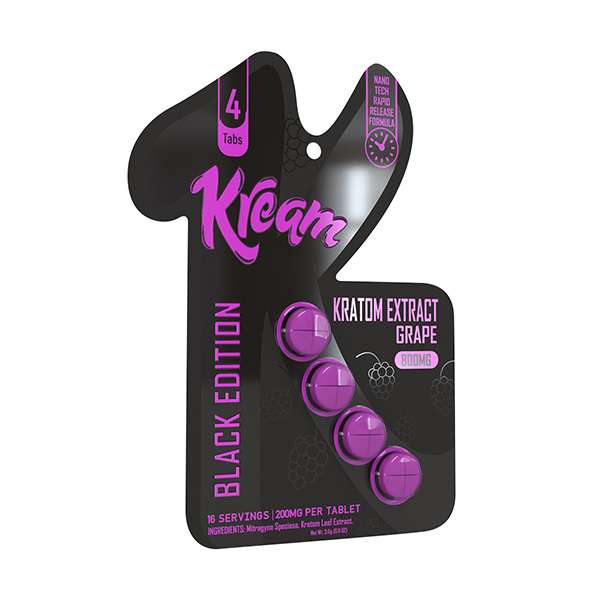 Kream Kratom Extract Tablets | (4ct) 800mg - Image 2