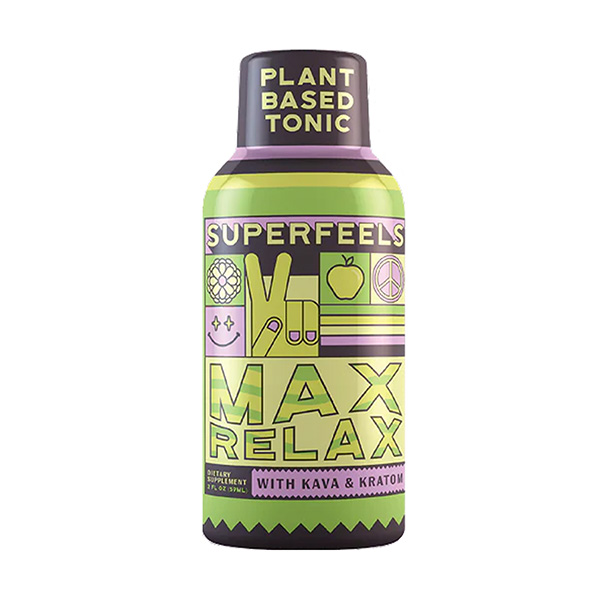 Super Feels Max Relax Kava + Kratom Shot | 2oz.