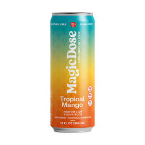 Magic Dose Kratom Leaf + Kava Root Seltzer (12oz)