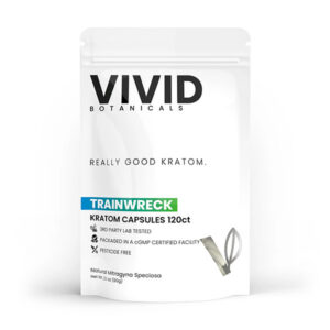 Vivid Botanicals Trainwreck Kratom Capsules