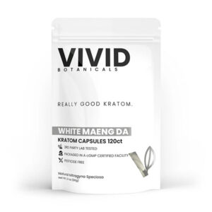 Vivid Botanicals White Maeng Da Kratom Capsules