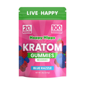 Happy Hippo Kratom Gummies | (5ct) 100mg