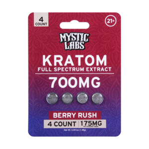 Mystic Labs Kratom Tablets | (4ct) 700mg