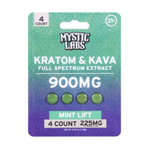 Mystic Labs Kratom & Kava Tablets | (4ct) 900mg