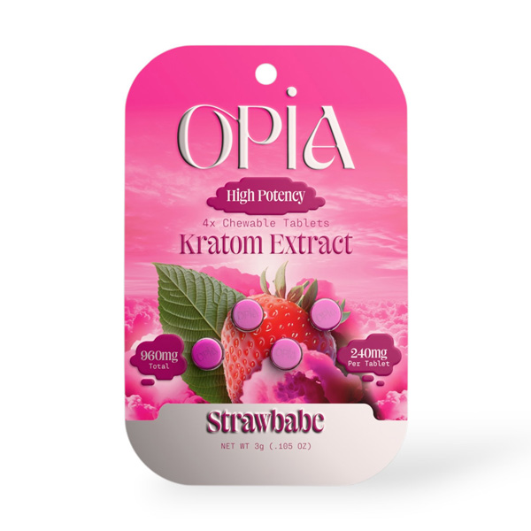 Opia High Potency Kratom Tablets | (4ct) 960mg - Image 3