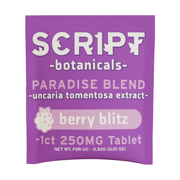 Script-Botanicals-Paradise-Blend-Tablets-(1ct)-250mg-Berry-Blitz
