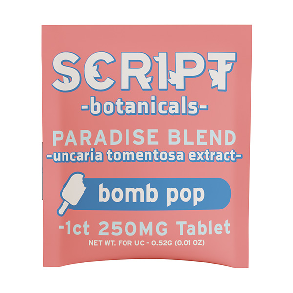 Script-Botanicals-Paradise-Blend-Tablets-(1ct)-250mg-Bomb-Pop