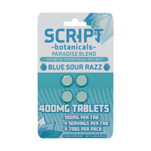 Script Botanicals Paradise Blend Tablets | (4ct) 400mg