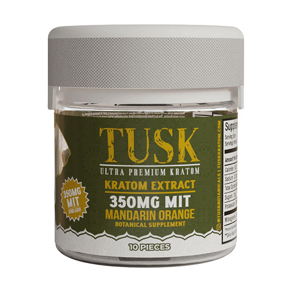 Tusk-Kratom-Extract-Gummies-(10ct)-350mg-Mandarin-Orange